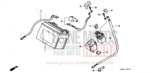 BATTERIE VTR1000FW de 1998
